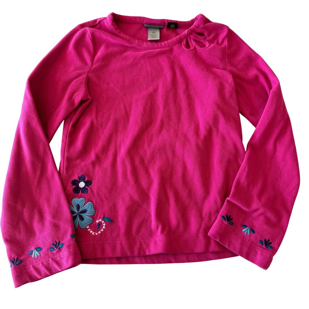 REI Co-op Pink Fleece Long Sleeve Top - Size 8